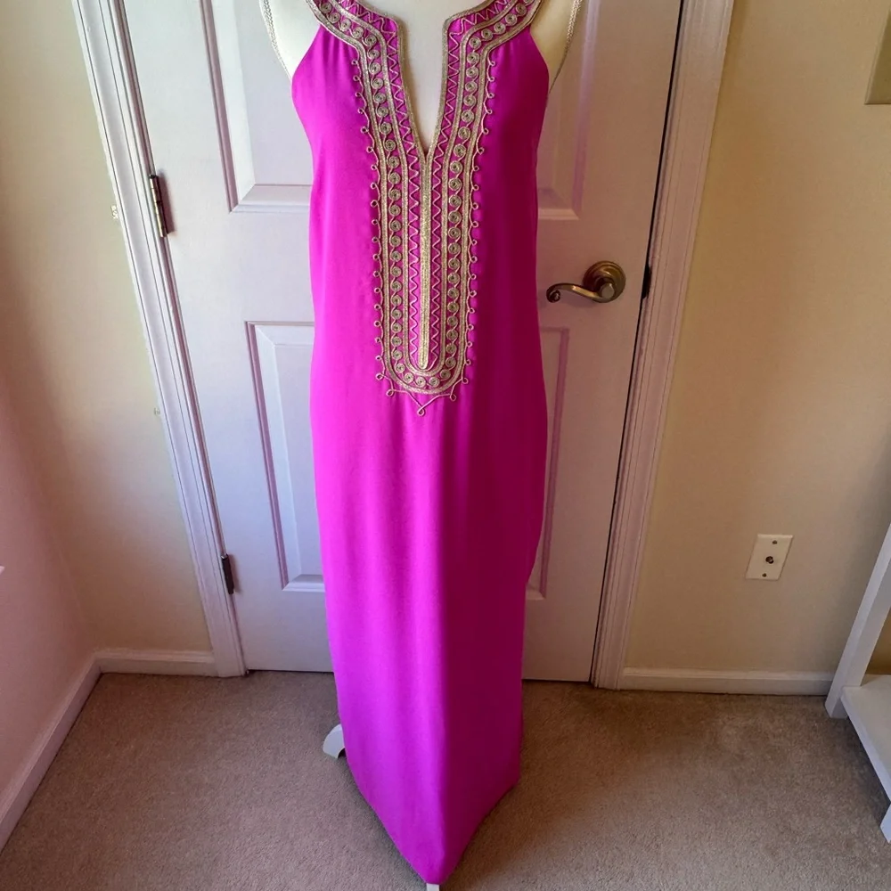 Elegant Magenta Lily Pulitzer Dress nwot - Picture 3 of 4